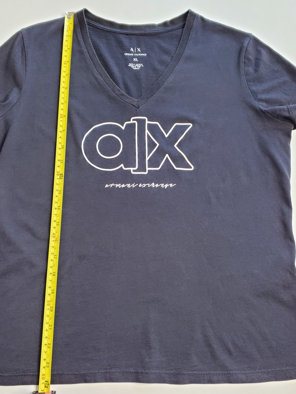 Armani Exchange Women's T-shirt, Black (Size XL) - Picture 7 of 8